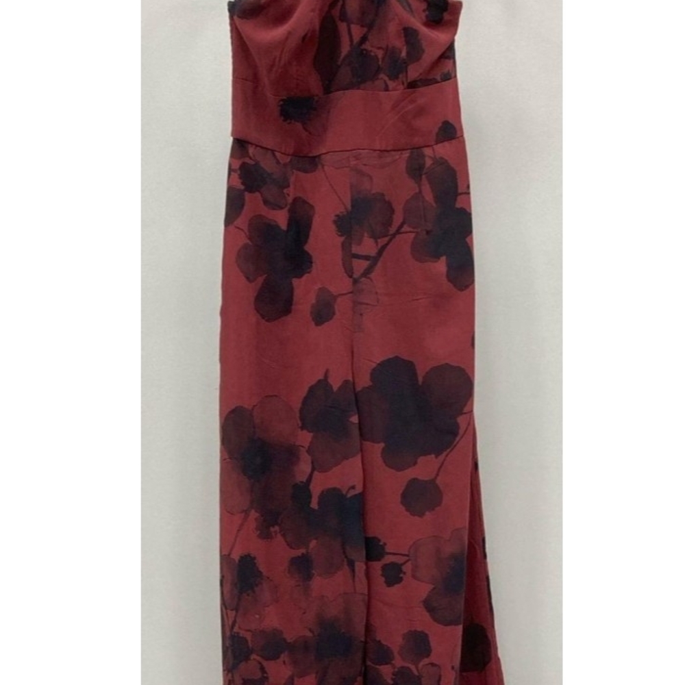 Hutch/ Anthropologie. Burgandy Deep Blue. Medium. Spagetti Strap. Jumpsuit. NWT